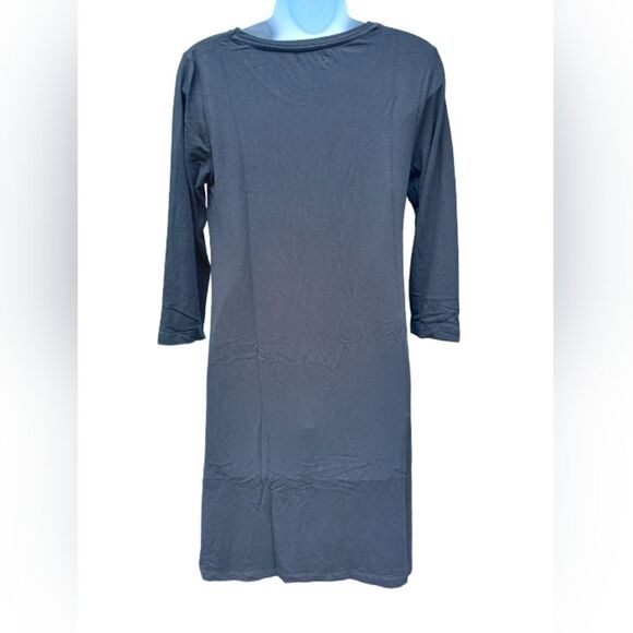 NWT Desigual Mara Embroidered Mandala 3/4 Sleeve A-Line Black Mini Dress - Picture 4 of 15